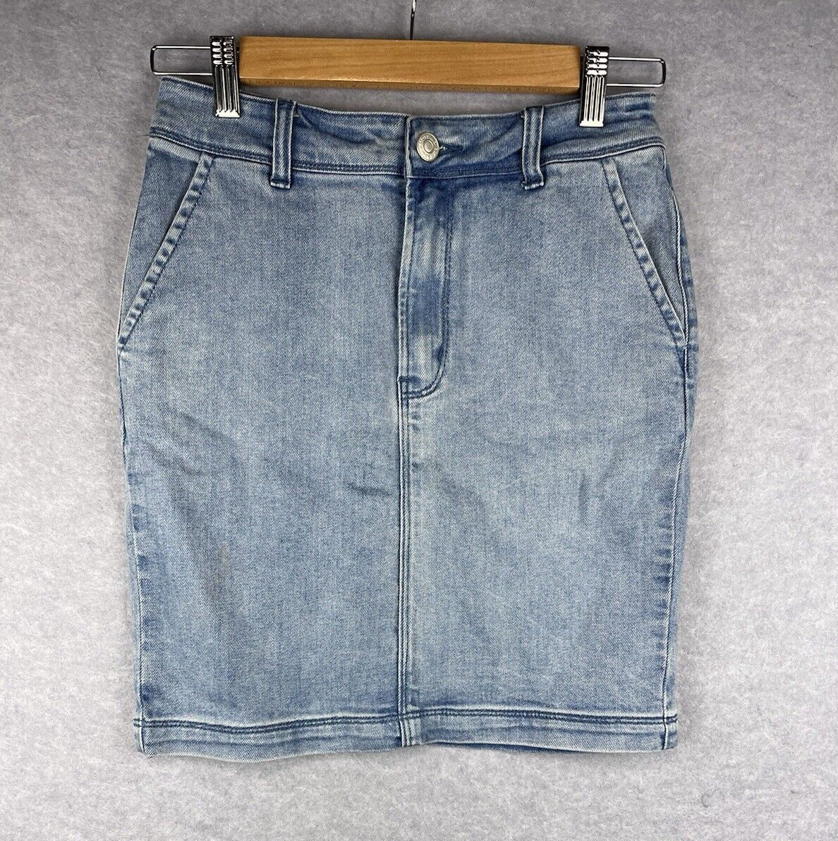 Mossimo A-Line Knee-Length Denim Skirt Size AU 10 Los Angeles