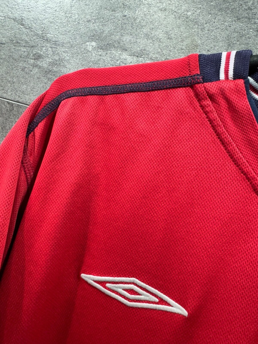 Vintage England Umbro 2002-2004 Away Football Shirt Jersey