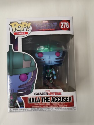 Funko POP! Spiele Hala The Accuser Vinyl Wackelkopf 278 Marvel Gamerverse