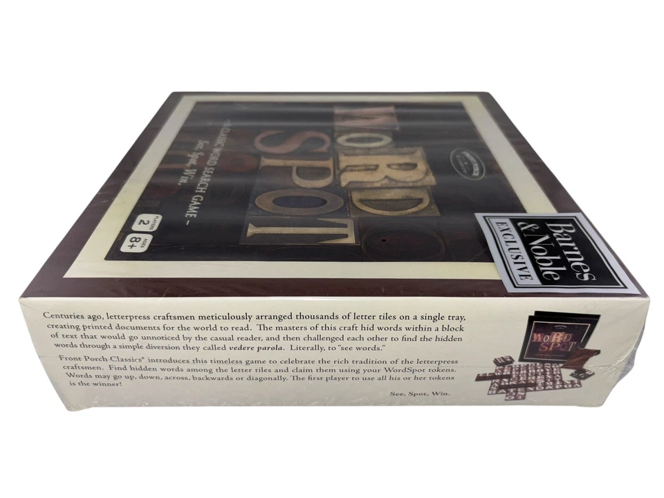 WordSpot: A Classic Word Search/Find/Spot Game Barnes Noble Exclusive NEW/SEALED - Image 2 of 4