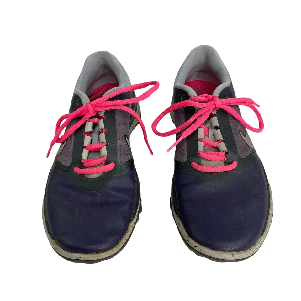 Nike Ladies FI Impact Golf Shoes Size 7 Dark Raisin/Reflective Silver 611509-500 - Image 2 of 4