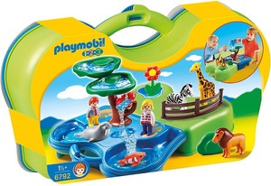 playmobil 1 2 3 animals zoo and aquarium