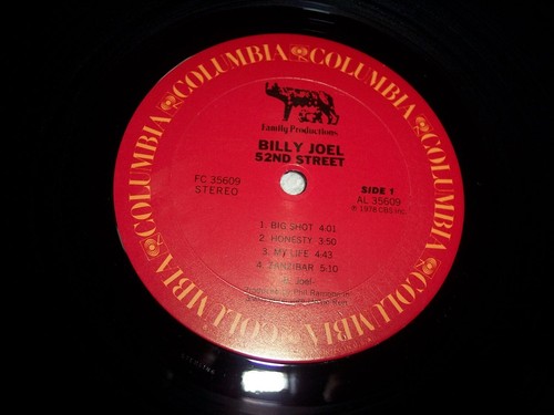 LP--BILLY JOEL--52ND STREET *NM VINYL* #232 - Picture 7 of 9