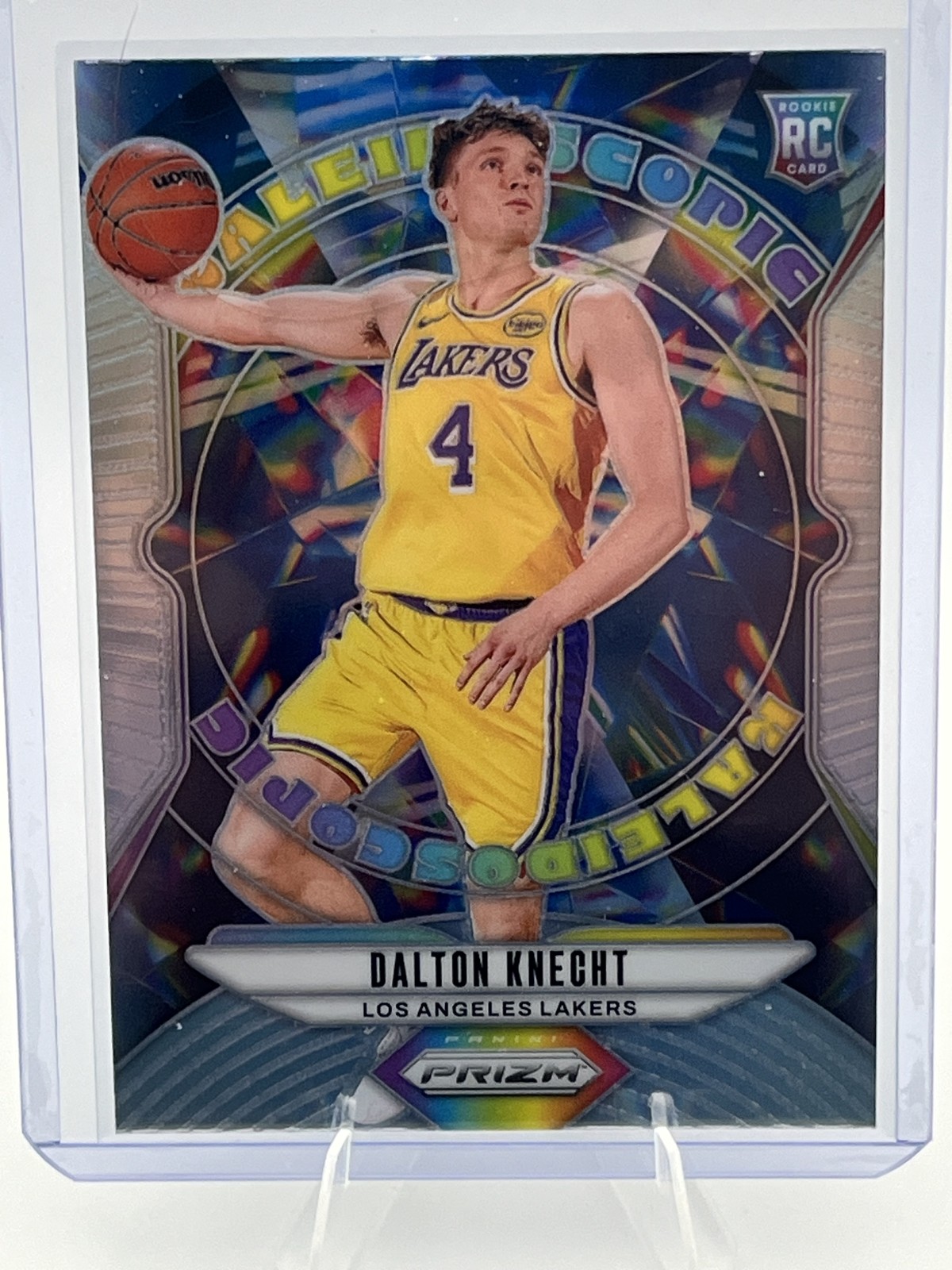 Dalton Knecht 2024 Panini Prizm Kaleidoscopic #16 Silver Prizm