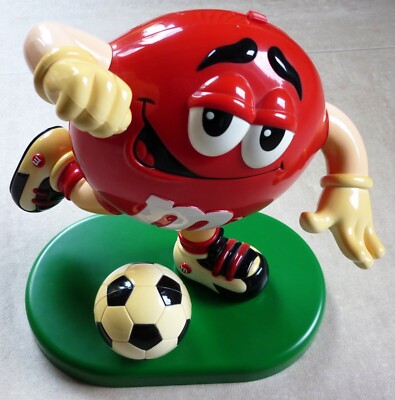 M&Ms Spender Fußball Figur ca. 23cm hoch Rot
