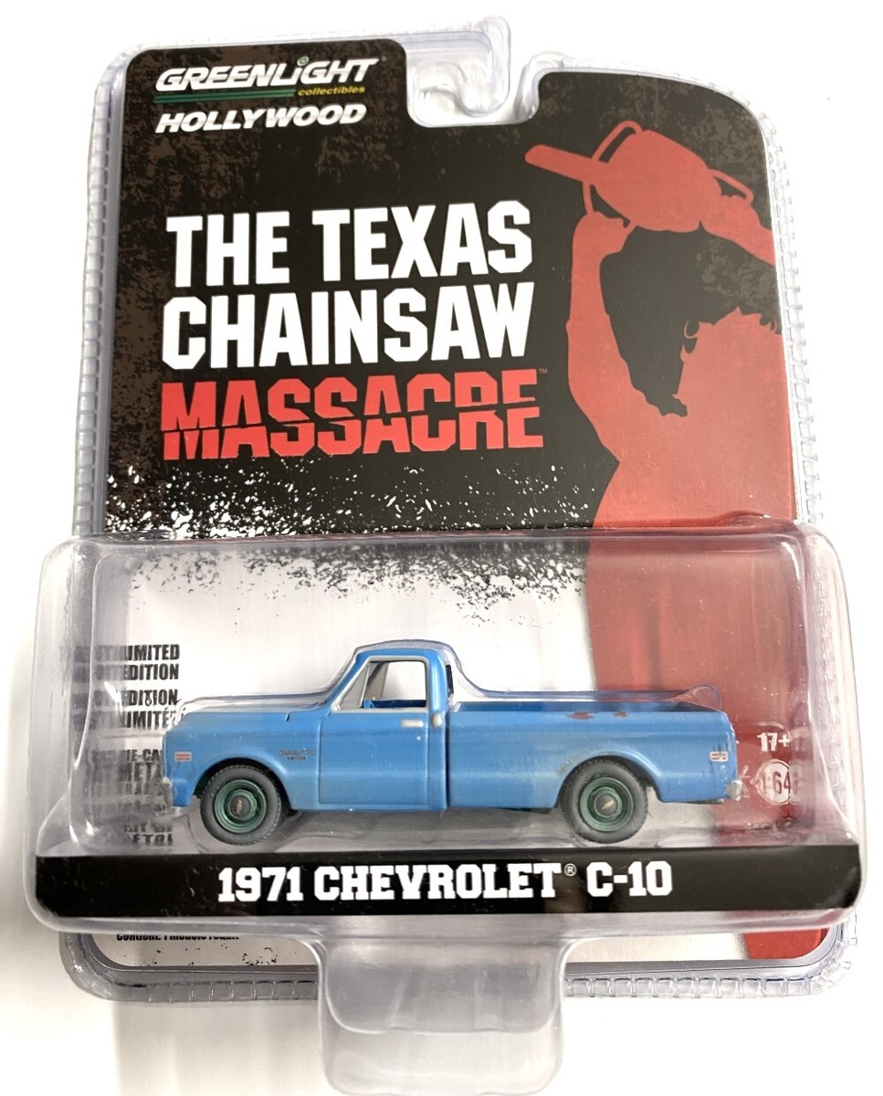 Greenlight 1971 CHEVROLET C10 TEXAS CHAINSAW MASSACRE CHASE 1/64