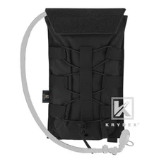 KRYDEX Tactical Hydration Carrier MOLLE Pack for 50oz Water Bladder Black