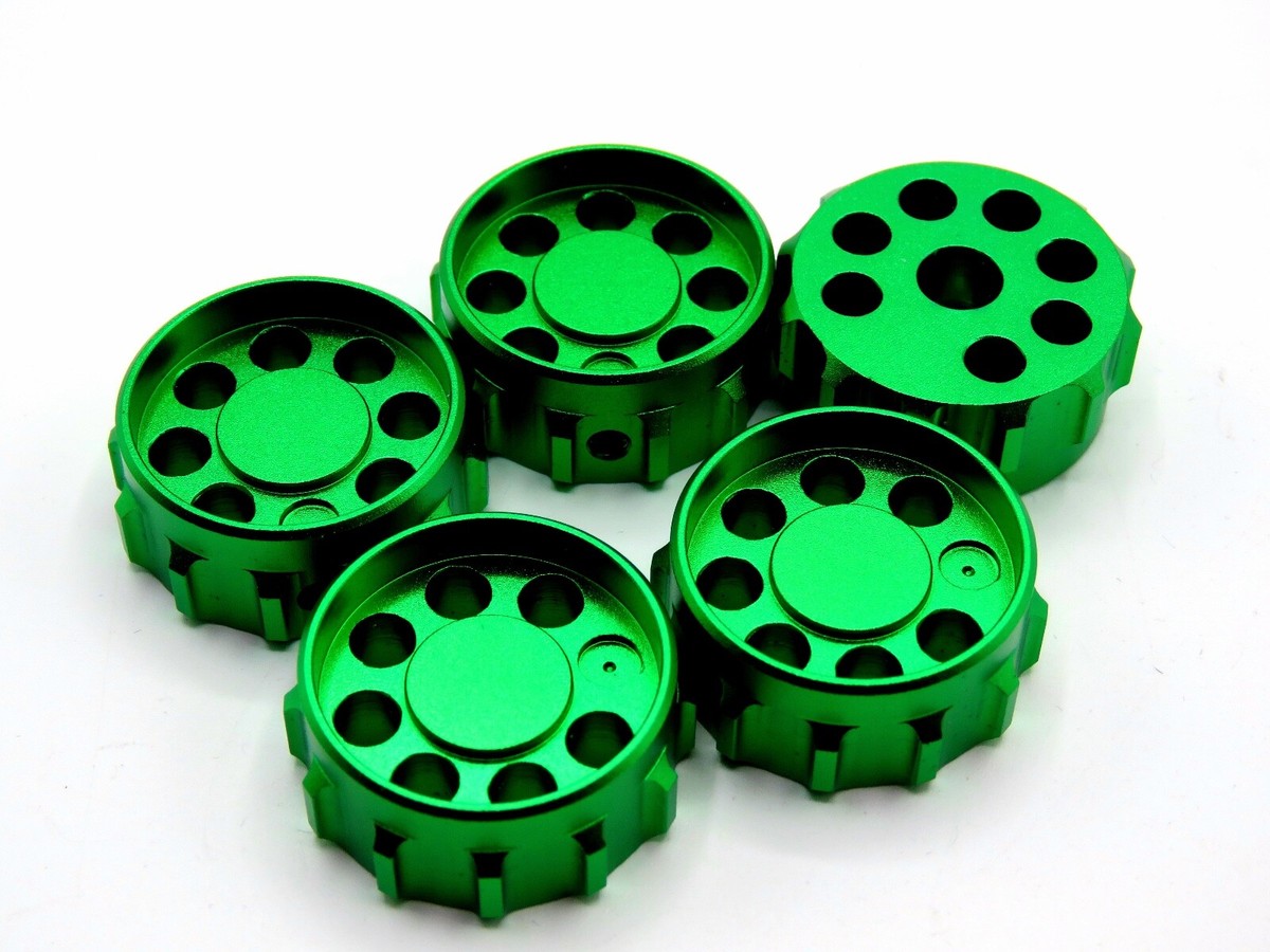 CNC machined anodized aluminum thumb rotary encoder knob SIM