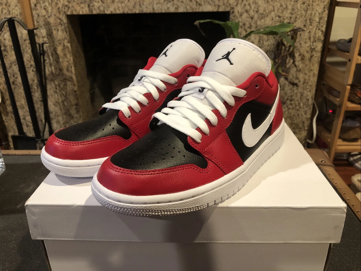 New Nike Air Jordan 1 Low WMNS Chicago Flip Red Black [DC0774-603] size 8.5W