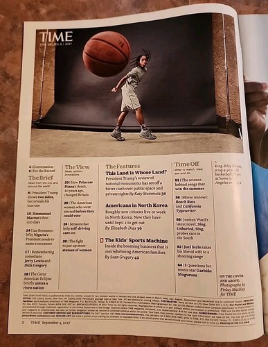 TIME MAGAZINE September 4 2017 - HOW KIDS SPORTS TURNED PRO Crazy Stress TRUMP - Picture 2 of 2