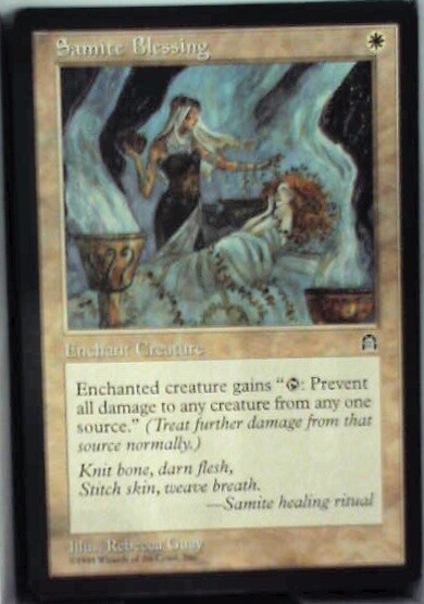Samite Blessing - Stronghold: #13, Magic: The Gathering Lp R96