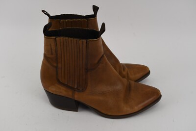 Vagabond Womens Brown Mandy Western Tan Chelsea Ankle Boots Size 9.5 40