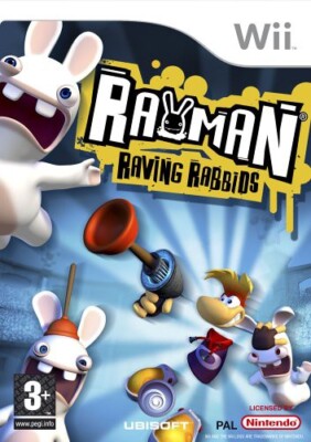 Nintendo Wii Spiel - Rayman Raving Rabbids 1 UK DE/EN mit OVP