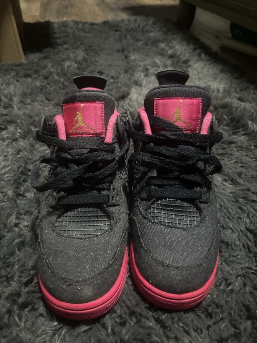 denim pink jordan 4