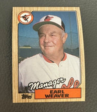 1987 Topps #568 Earl Weaver -Baltimore Orioles Manager
