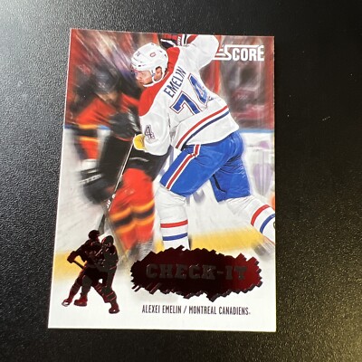 2013-14 Score CHECK-IT Alexei Evelyn Montreal Canadians CI-6