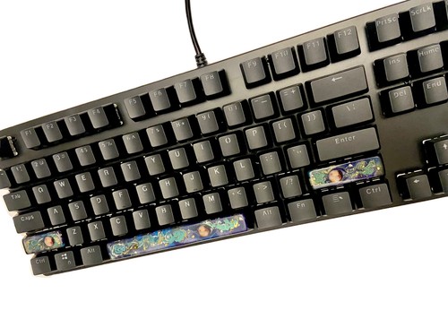 Space Galaxy Starry Night Gaming Keyboard RGB Rainbow Backlit K550 Mechanical - Picture 5 of 11