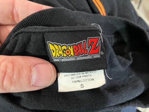 vintage Kids/Boys sz S Dragonball Z long sleeve shirt dbz goku 2000 y2k - Picture 3 of 7