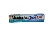 Mentadent One Soothing Mint Toothpaste 6 Oz New Rare