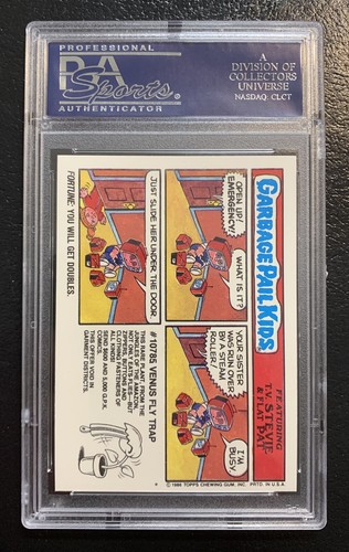 1986 Garbage Pail Kids OS6 Lolly Poppy 223a PSA 10 GEM MINT-RARE GEM CARD!! TWT - Picture 2 of 6