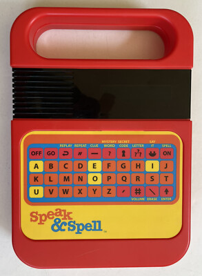 VINTAGE SPEAK AND SPELL Learning Educational Toy Tested & Working.