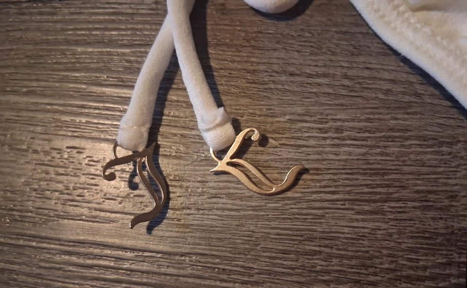 Traje de baño de bikini Juicy Couture blanco con tanga XL extra grande $72 Foto 4 de 4