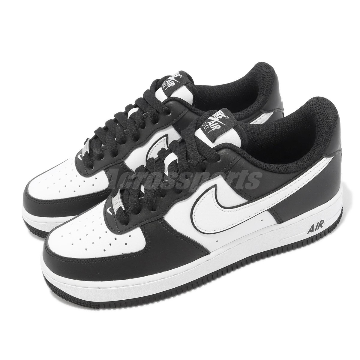 Nike Air Force 1 07 White Swoosh Panda Black AF1 Men Casual Lifestyle  DV0788-001 | eBay