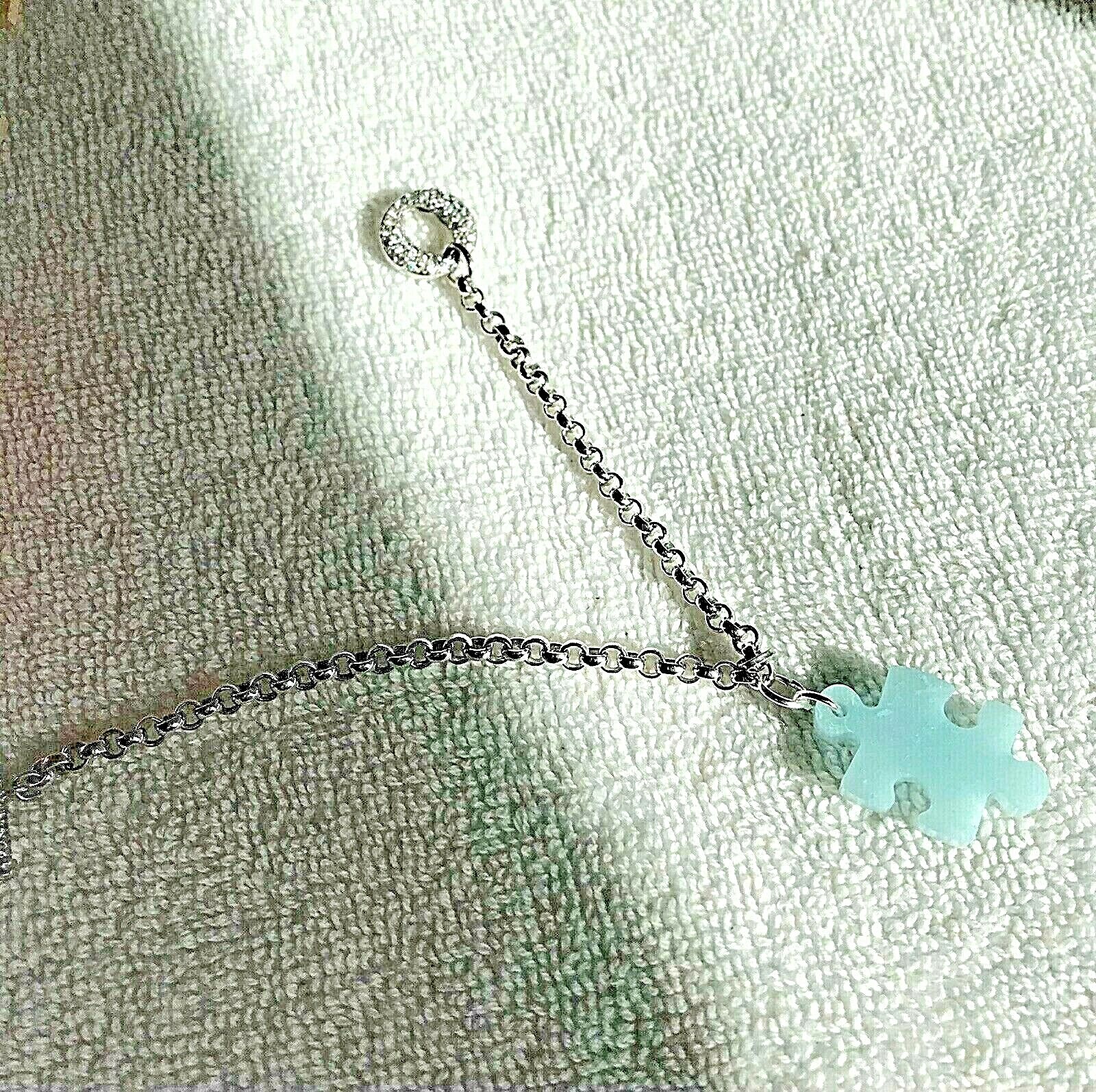 Resin Puzzle Piece Bracelet Fun Jewelry Gift On Sale-image