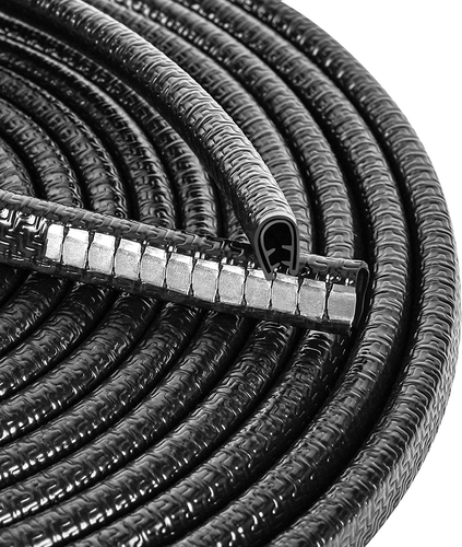 33Ft(10M) Long Car Door Edge Guards,U Shape Edge Trim Rubber Seal Protector Rubb