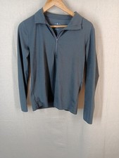 Lou Grey Size M Black Quarter Zip