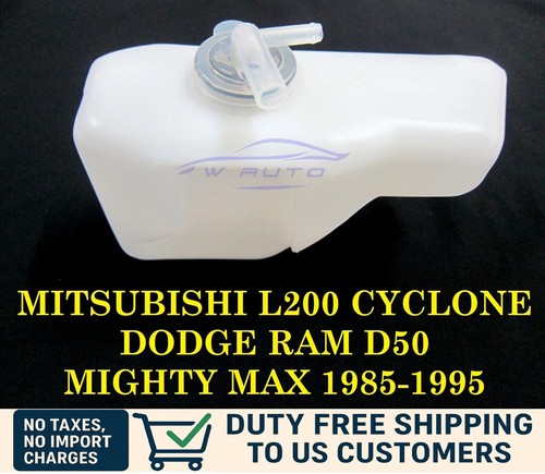 Coolant Radiator Reserve Water Tank Fit Dodge RAM 50 Mitsubishi Mighty Max 87-96