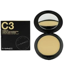 MAC STUDIO FIX POWDER PLUS FOUNDATION C3 Golden Olive .52oz Original Formula New
