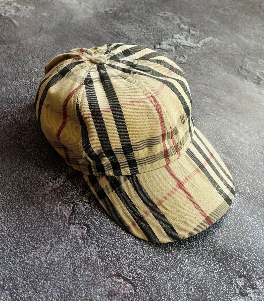 Vintage Burberry Nova Check Men's Cap OS Made in Portugal Hat | eBay