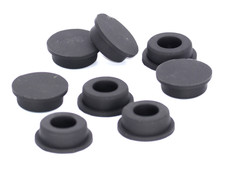 1" Hole Rubber Panel Plug All-Weather EPDM Blind Bumper Sheet Metal 1-3/8" OD