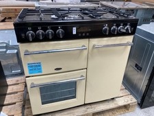 FARMHOUSE 90DFT 90cm Dual Fuel Range Cooker with Gas Hob - CREAM