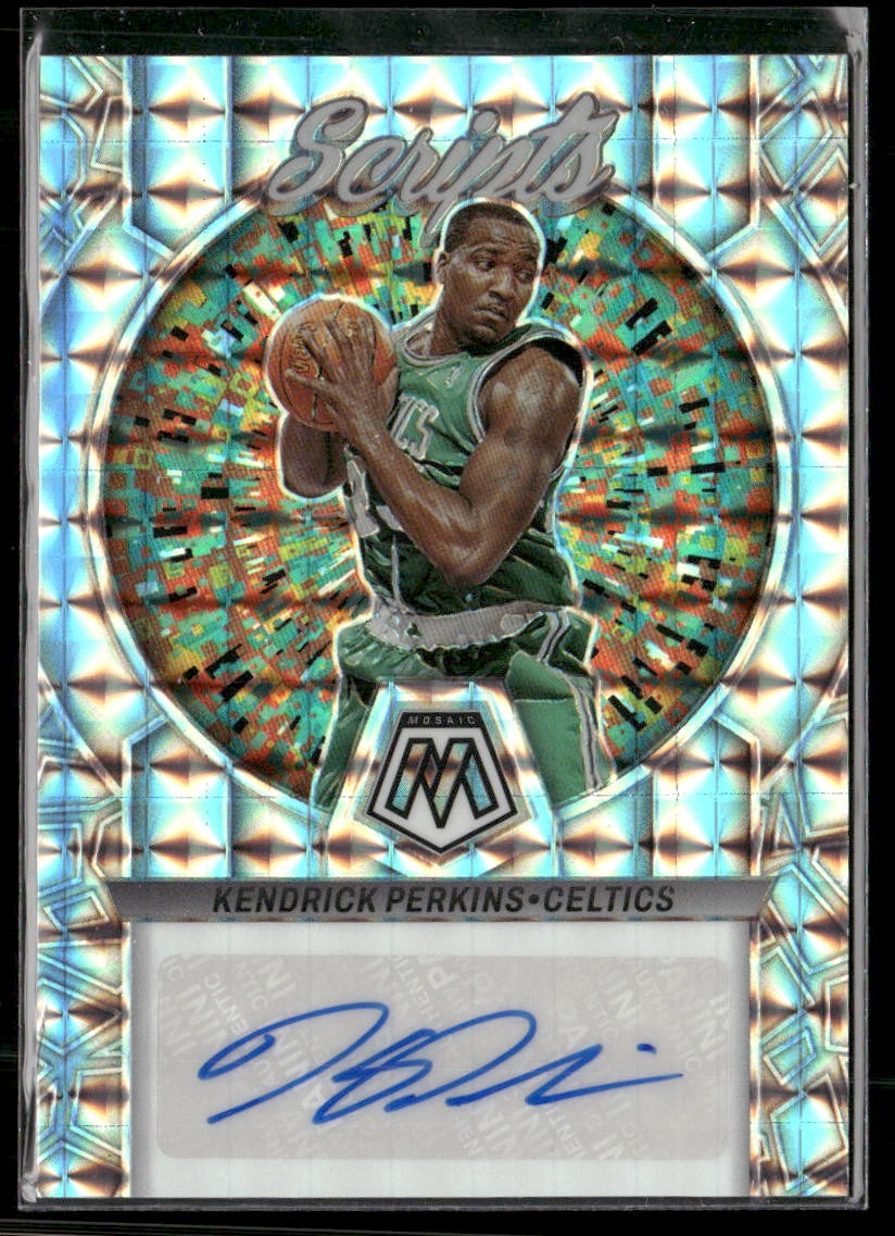 2022-23 Panini Mosaic #MS-PER Kendrick Perkins Scripts