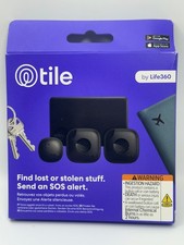 Tile by Life360 Essentials Bluetooth Trackers Locators Keys IOS Android SEALED