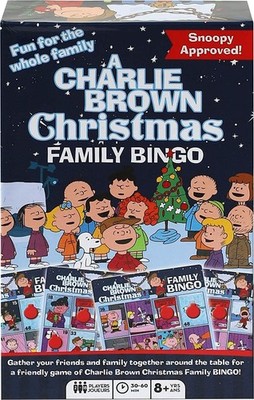Peanuts A Charlie Brown Christmas Family Bingo Game