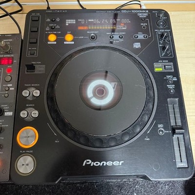 Pioneer CDJ-1000MK2 x2 + DJM-400 DJ Set Bundle Tested Working w