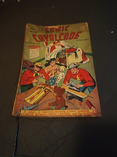 COMIC CAVALCADE #25 (1948) CHARLES MOULTON/WONDER WOMAN/GREEN LANTERN,FLASH - Picture 1 of 11