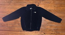 The North Face Fleece Jacket Mens Size M Black Full Zip Mock Neck Outdoor Gear