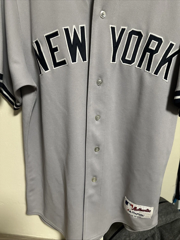 Camiseta Majestic Auténtica New York Yankees Alex Rodriguez #13 Para Hombre Talla 48 Foto 4 de 4