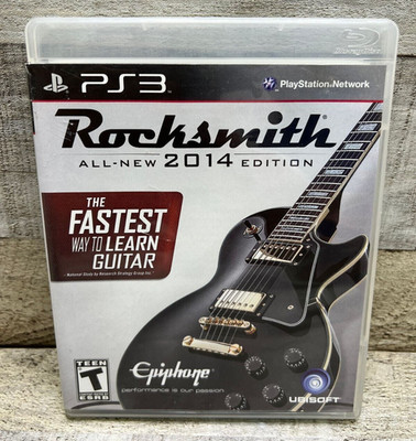 Rocksmith 2014 Edition Playstation 3 PS3  Game & case  without Cable