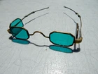 CIVIL WAR SCHILDKNECT BLUE DOUBLE LENS HINGED SIDE SHIELD TELESCOPING SUNGLASSES