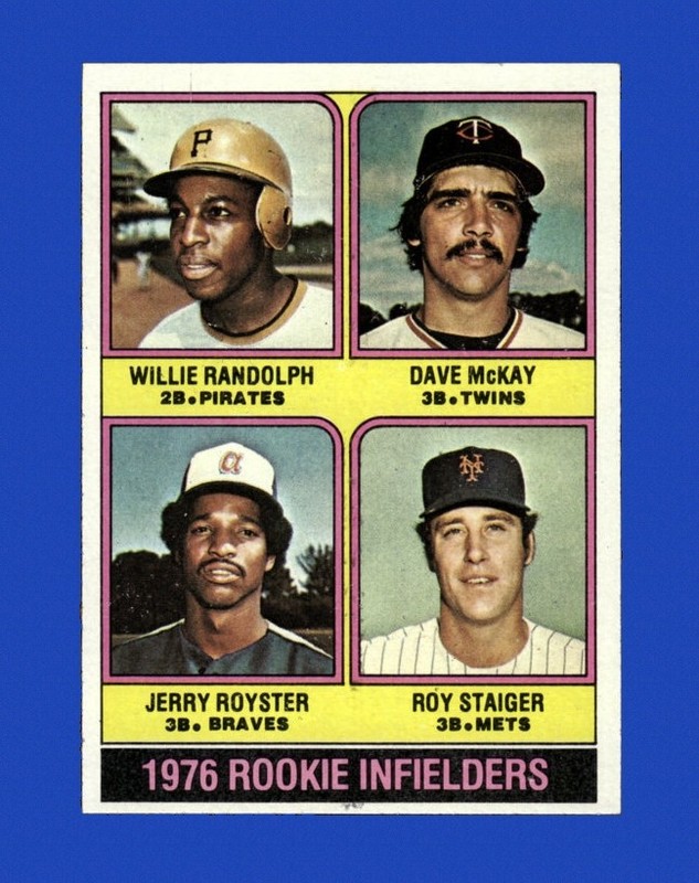 1976 Topps Set-Break #592 Rookie Infielders Randolph EX-EXMINT *GMCARDS*