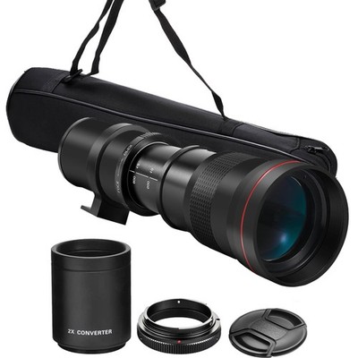 420-1600mm f/8.3 HD Manual Super Telephoto Zoom Lens for Nikon D780 D850 D610