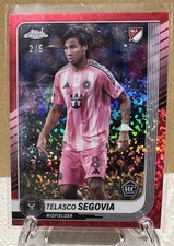 2025 Topps Chrome Telasco Segovia #107 Red Mini Diamonds 2/5 - Inter Miami CF