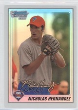 2010 Bowman Chrome Prospects Refractor /500 Nick Hernandez Nicholas #BCP123 0m8