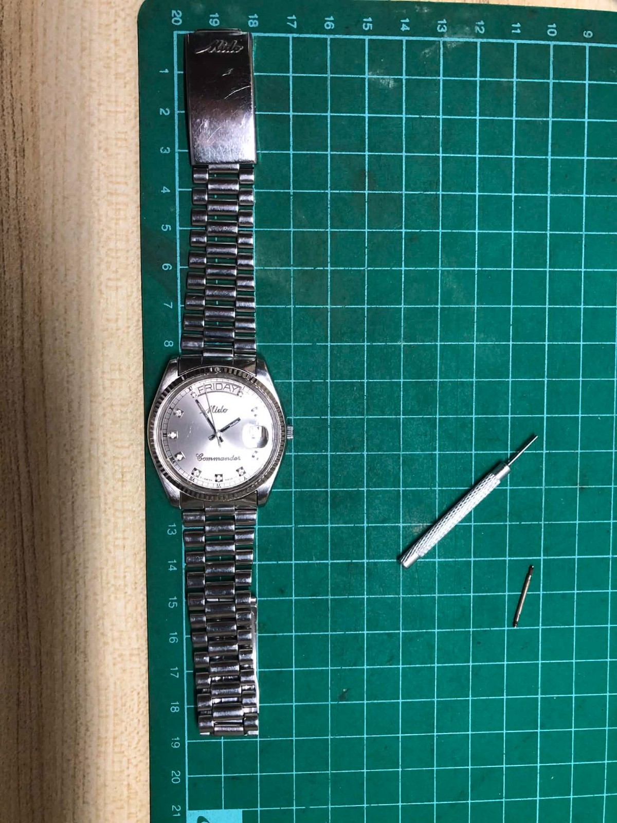 VINTAGE MIDO COMMANDER MODEL 8259 AUTOMATIC 25 JE… - image 11