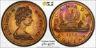 1972 Specimen Voyageur Ag Canada Silver Dollar $1 PCGS SP 66 (GORGEOUS TONING)